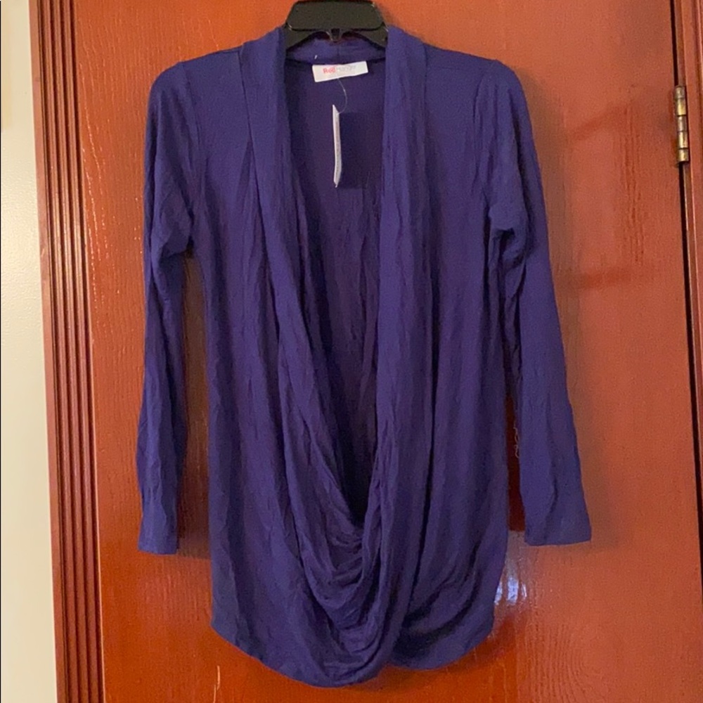 Navy blue cardigan